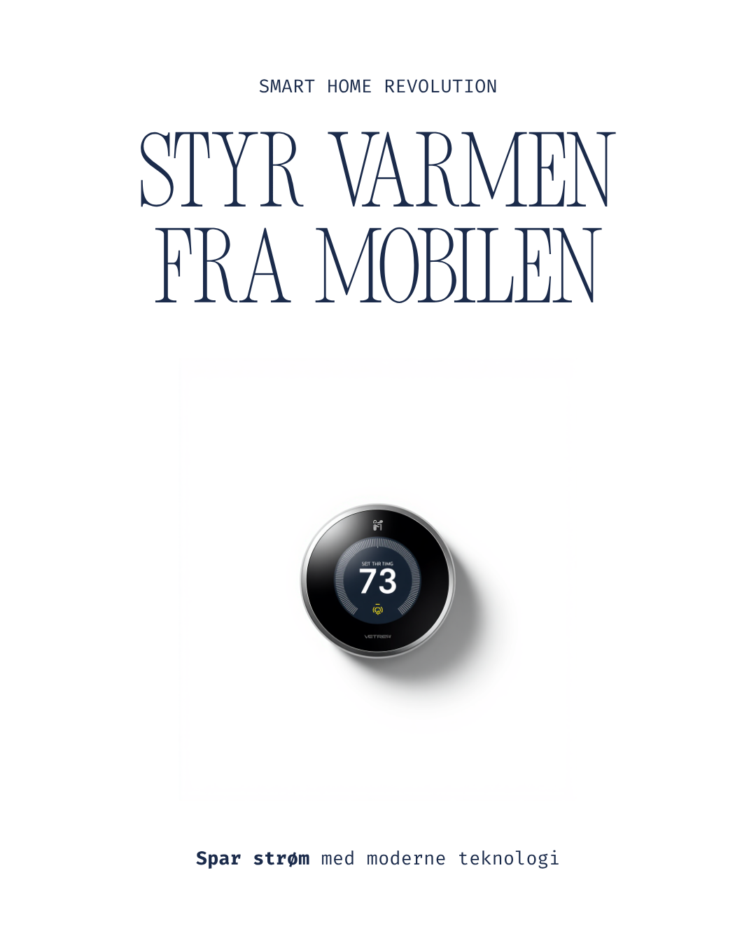 Smart termostat – styr varmen fra mobilen – Nordic Ease