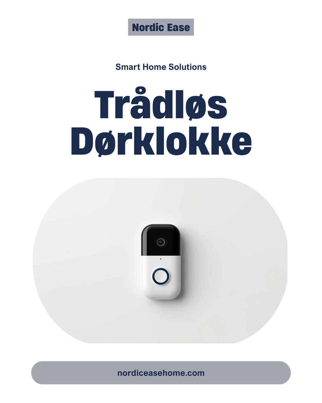 Trådløs dørklokke – Nordic Ease