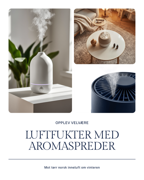 Luftfukter med aromaspreder – Nordic Ease