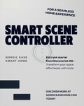 Smart scenebryter – ett trykk starter favorittscenariet – Nordic Ease