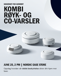 Kombi røyk- og CO-varsler – dobbel beskyttelse – Nordic Ease
