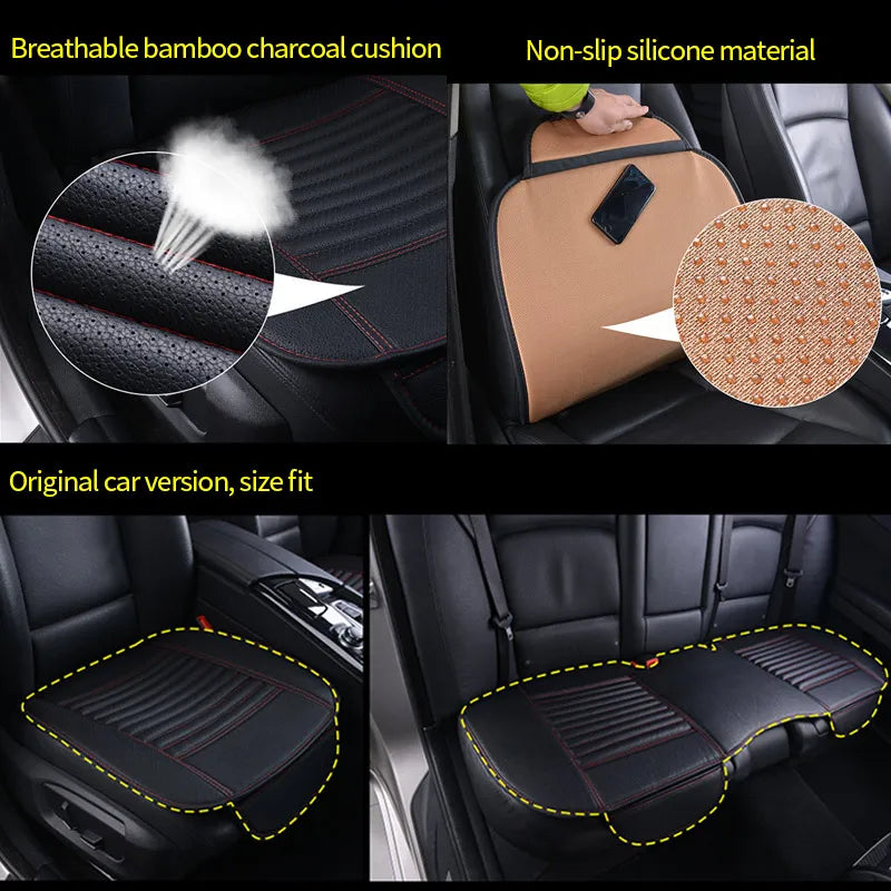 Leather Car Seat Cover Universal - Nordic Ease