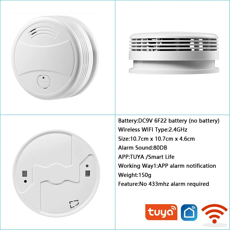 Smart Smoke Detector - Nordic Ease