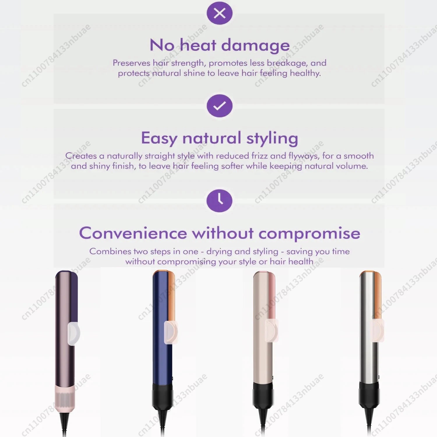 2 IN 1 Professional Hair Straightener - Nordic Ease