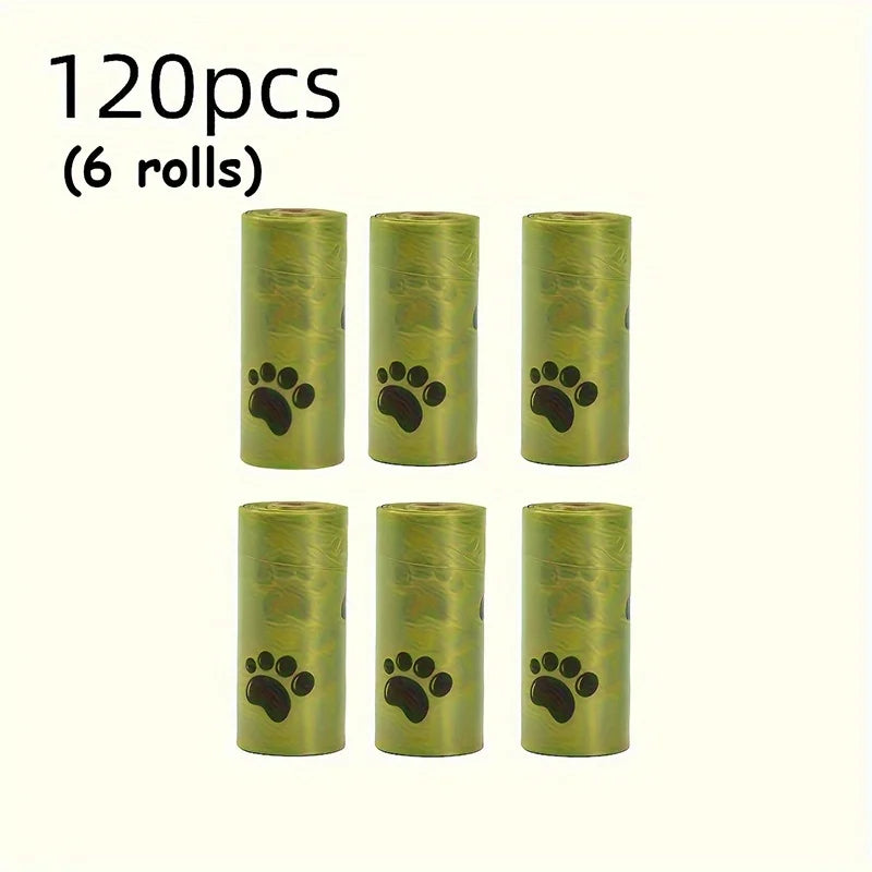 Premium Pet Waste Bags (120 Bags/ 6 Rolls) - Nordic Ease