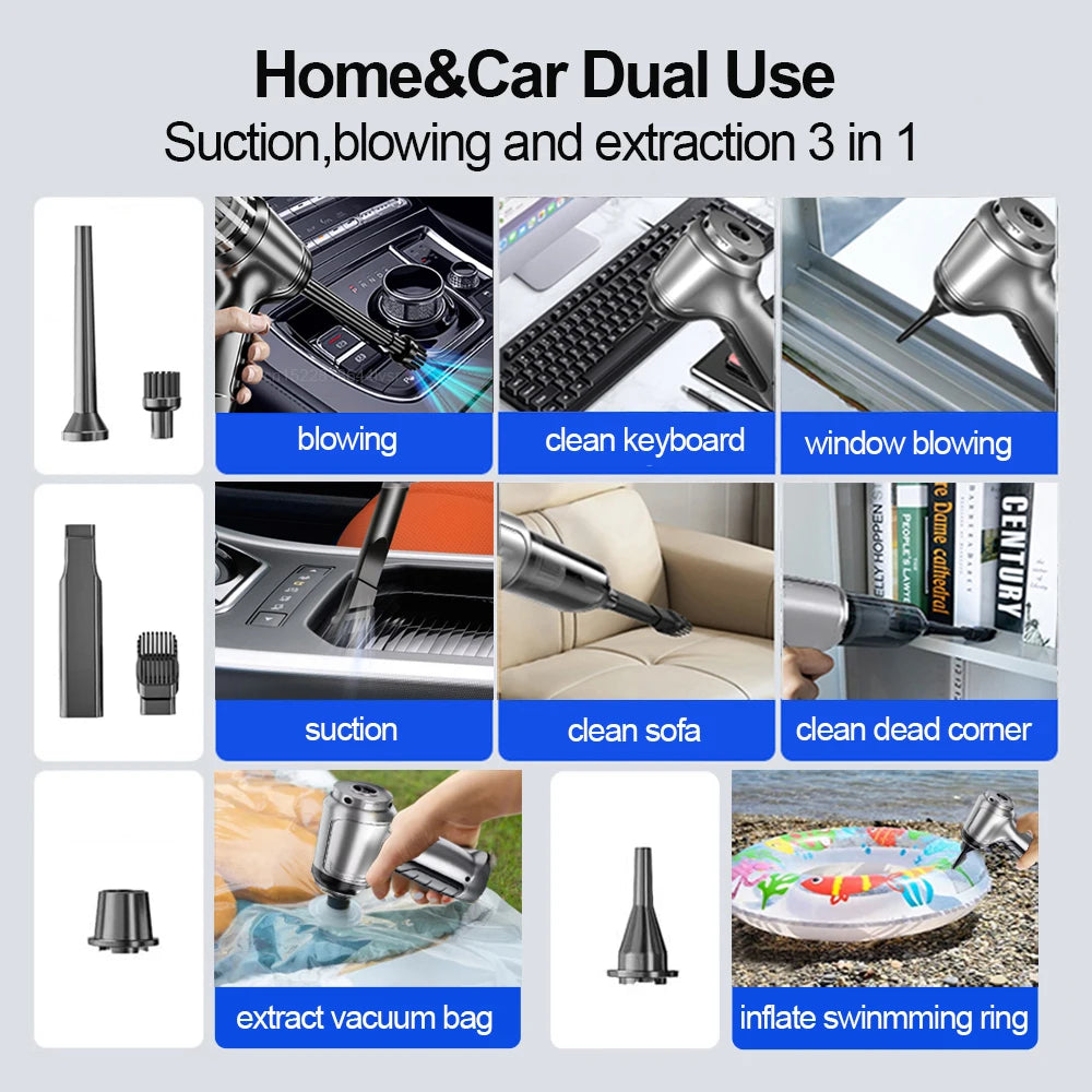 Powerful Wireless car vacuum - Nordic Ease
