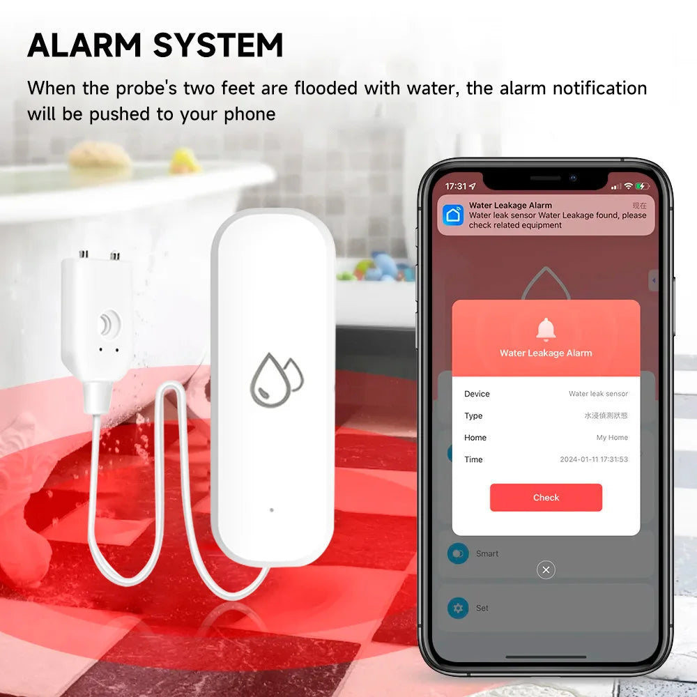 Water Leakage Sensor Alarm - Nordic Ease