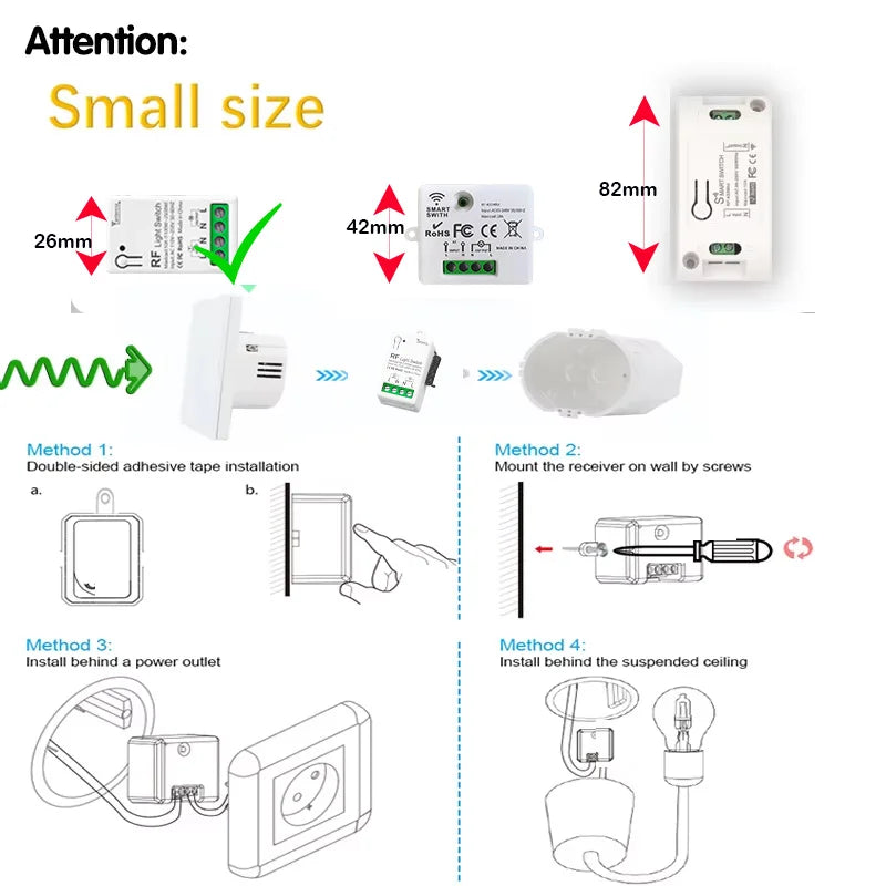 Wireless Smart Switch - Nordic Ease