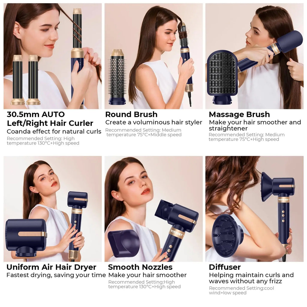 7 In 1 Hair Dryer - Nordic Ease