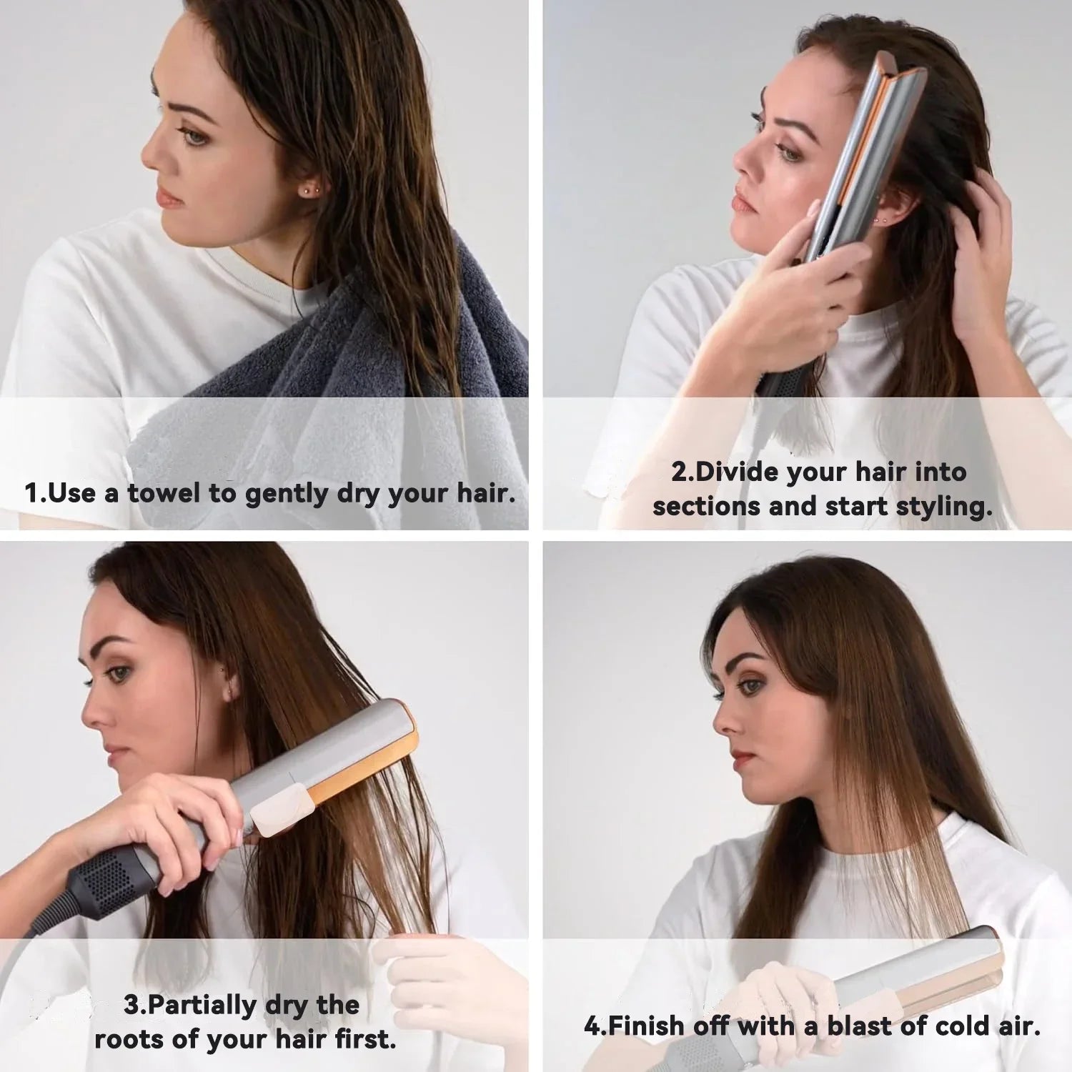 2 IN 1 Professional Hair Straightener - Nordic Ease